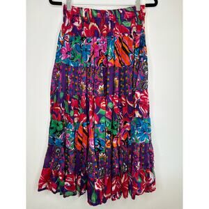 Vintage colorful maxi skirt